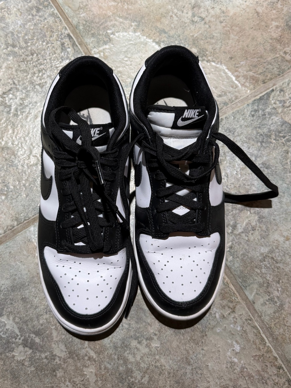 Nike Dunk Black and White Low-Top Sneakers